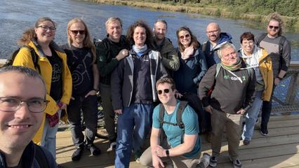 nf-core core team group photo taken during the 2025 retreat in Stockholm, Sweden.