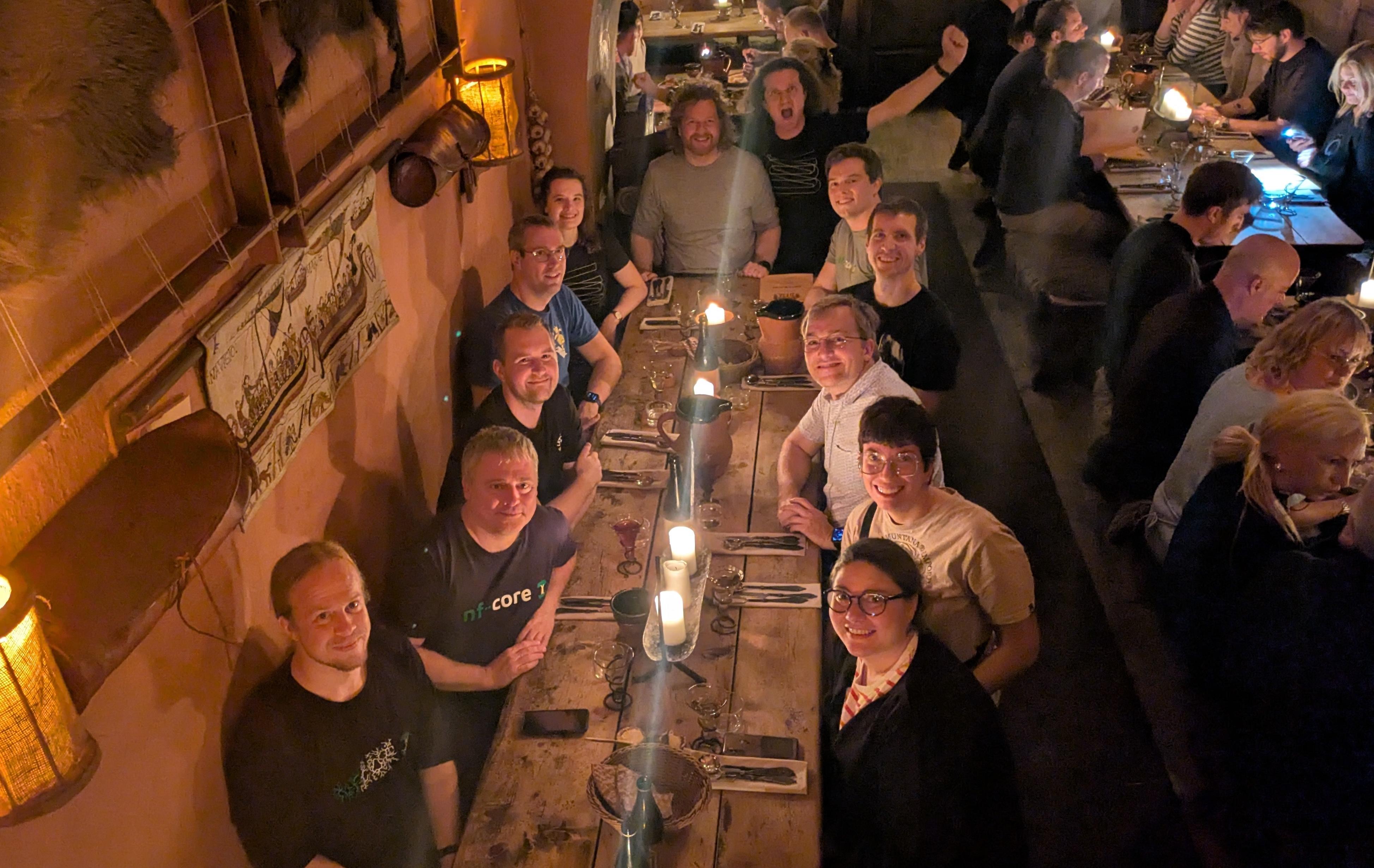 Much fun was had at the viking-themed restaurant Aifur in Stockholm.